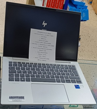 HP EliteBook 840 G9 i7-1255U 16Go DDR5 512GB NVMe 14" FHD+ IPS