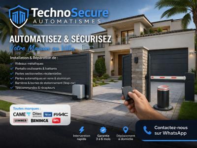 بناء-و-أشغال-vente-installation-et-reparation-d-automatismes-portails-rideaux-metalliques-الجزائر-وسط