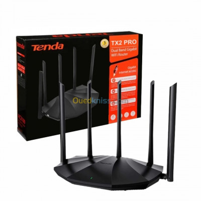 reseau-connexion-router-tenda-tx2-pro-ax1500-dual-band-wifi-6-compatibele-modeme-fiber-bordj-bou-arreridj-algerie