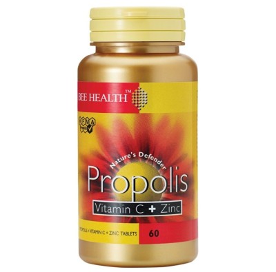 Bee Health Comprimés de propolis avec vitamine C et zinc 60CP