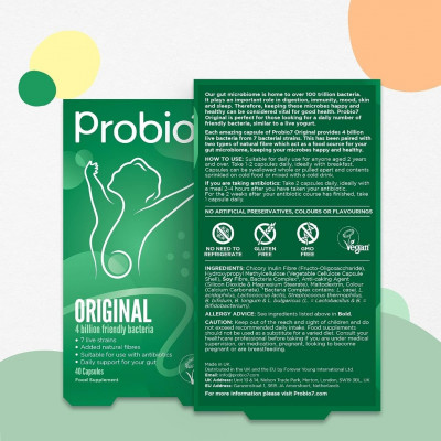 Probio7 Original 40 gélules 4 milliards probiotiques 