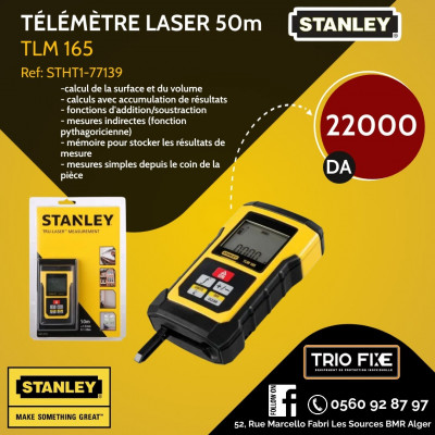 Stanley télémetre laser 50m TLM165