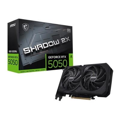RTX 5050 8GO GDDR6 MSI SHADOW BLACK