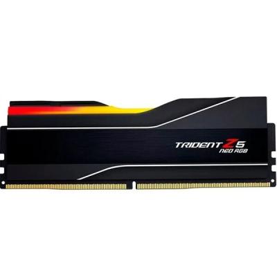 UDIMM DDR5 16GO 6400MHZ CL32 GSKILL TRIDENT Z5 ARGB NOIR AMD