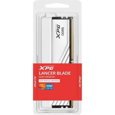 UDIMM DDR5 32GO 6000MHZ CL38 ADATA XPG LANCER BLADE WHITE AX5U6000C3032G-SLABWH