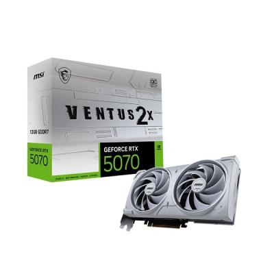 RTX 5070 12GO GDDR7 MSI VENTUS 2X OC WHITE EDITON TVD