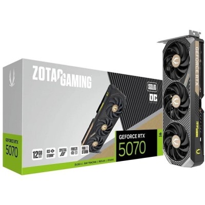 RTX 5070 12GB ZOTAC GAMING SOLID OC 128BIT GDDR7