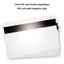 Carte Pvc bande magnétique