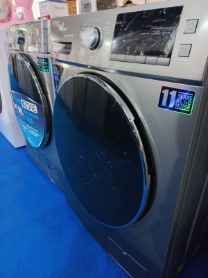 Machine à laver Raylan (OZONE, SIMPLE, FLN) 12kg blanc gris inox 