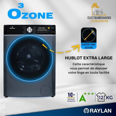 Machine à laver Raylan (OZONE Séchage a vapeur, 12KG)