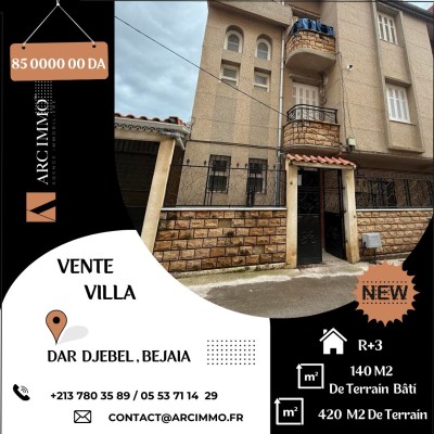 Vente Villa Béjaïa Bejaia