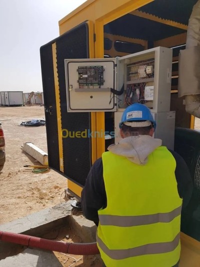 Groupe eléctrogéne diesel et gaz