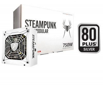 ALIMENTATON First Player STEAMPUNK SERIES SLIVER FULL MODULAR 750W PS-750AX