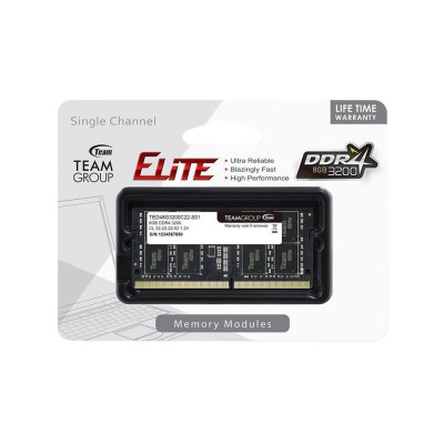 RAM LAPTOP DDR4 TEAMGROUP ELITE 8GB 3200MHz