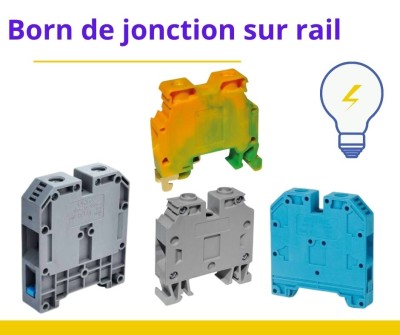 borne de jonction sur rail