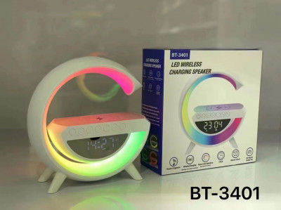 bt-3401 led wireless charging speaker
