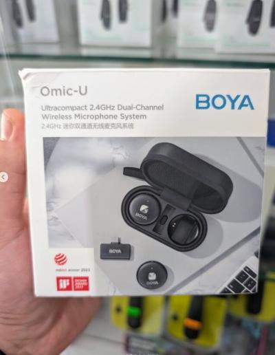 Microphone Sans-Fil BOYA OMIC-U (TYPE-C) (1-RX/2-TX) - Noise Cancelling External Mics 