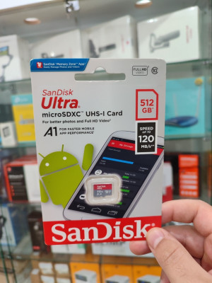 Carte Mémoire SANDISK ULTRA Micro Sd 512 GB 120 MB/S