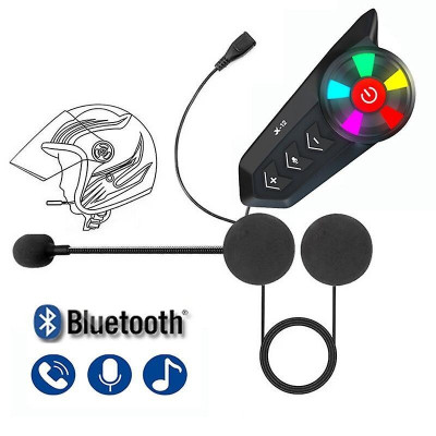 BLEUTOOTH CASQUE MOTO / ETANCHE  A L'EAU / X12 Headset Helm Bluetooth Wireless/ 