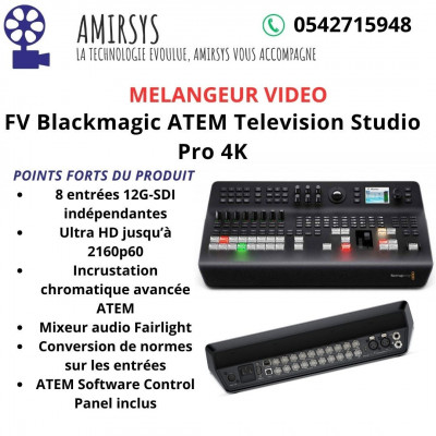 MELANGEUR VIDEO - FV Blackmagic ATEM Television Studio Pro 4K