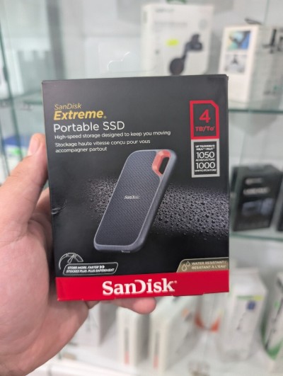 Disque dur externe SSD SANDISK EXTRÊME 4 TO
