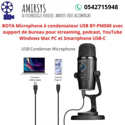 Microphone USB BOYA PM500