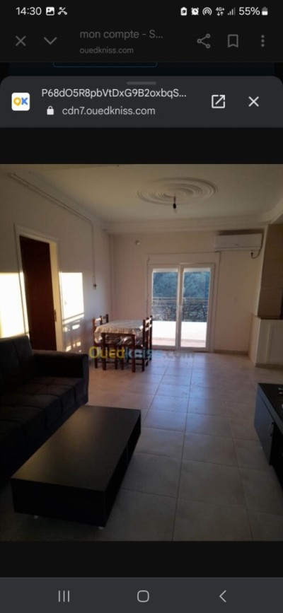 Vente Appartement F3 Tizi Ouzou Azeffoun