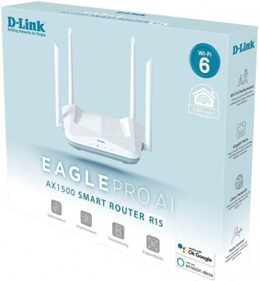 Routeur D-Link R15 Smart Eagle Pro AI AX1500  WIFI 6