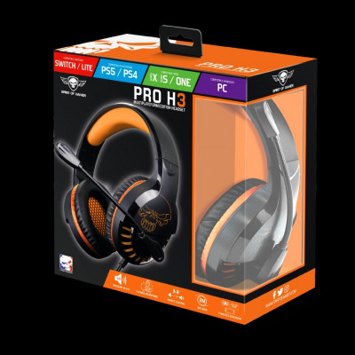 Spirit Of Gamer - Pro H3 - Casque Gamer Filaire - Compatible Console, PC, Smartphone, Tablette