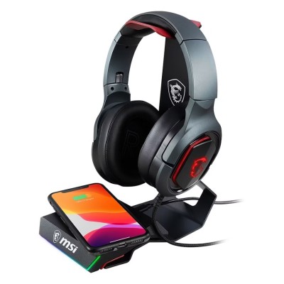 Support casque de jeu MSI IMMERSE HS01 COMBO avec chargeur wireless