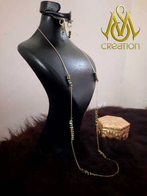 jewelry-set-sautoir-avec-boucles-en-plaque-or-cheraga-alger-algeria