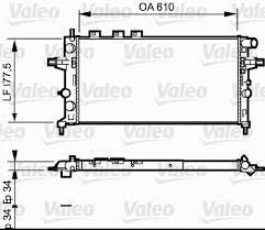 Radiateur Eau Zafira A Astra G 2.0 2.2DTI