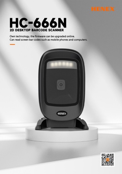 LECTURE CODE BARRE HENEX HC-666N