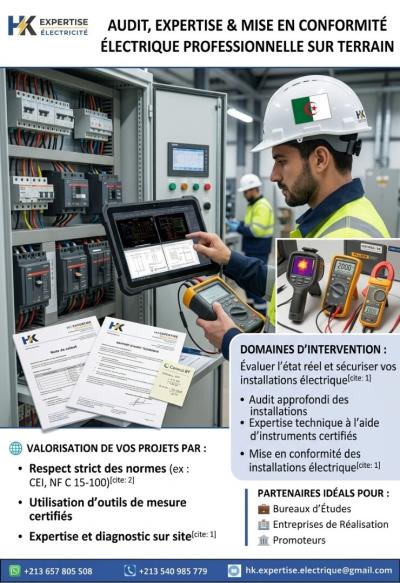 صناعة-و-تصنيع-audit-expertise-et-conformite-electrique-وهران-الجزائر