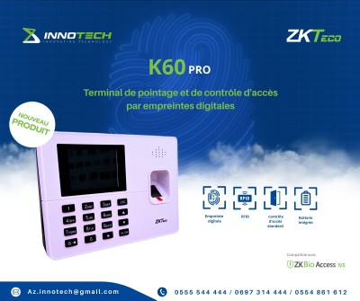Pointeuse Biométrique ZKTeco K60-PRO 