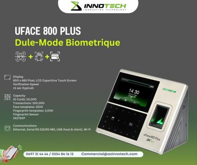 Pointeuse Biométrique ZKTeco Uface 800 plus 
