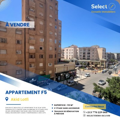 Vente Appartement F5 Oran Bir el djir