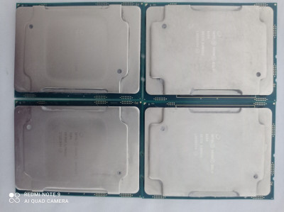 Processeurs CPU serveur gold, silver et bronze