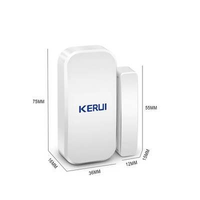 Kerui - Détecteur de porte et fenêtre sans fil D025 Kerui Extra Home,