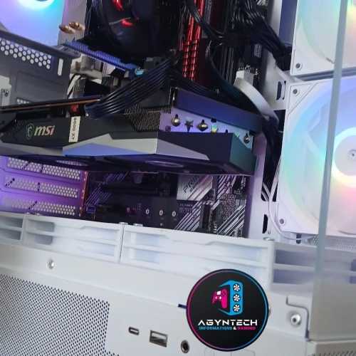pc gamer Ryzen 7 5700X/MSI X470 GAMING PLUS MAX /16GoCorsair Vengeance/NVMe 512Go+SSD /750W/MSI