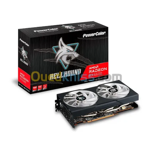 carte graphique PowerColor Hellhound AMD Radeon RX 6600  8GB GDDR6