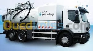 camion hydrocureur debouchage vidange