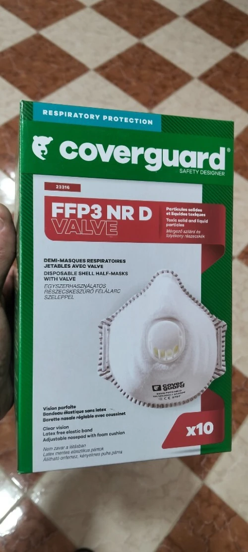 MASQUE FFP3 AVEC VALVE