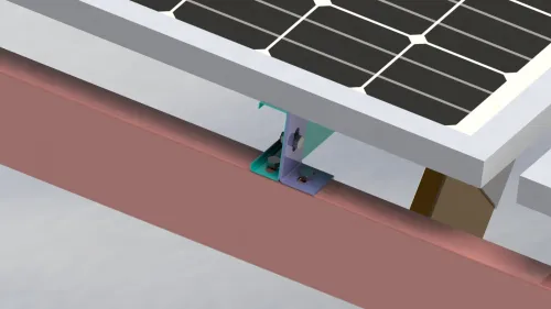 Fabrication à grande capacité de structures porteuses pour panneaux solaires 