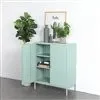 Armoire de rangement moderne en métal à 2 portes d'appoint (gamme d'importation)