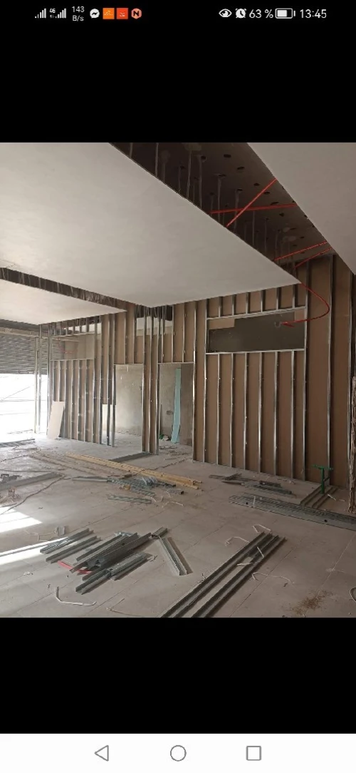 CLOISON BA13.. MUR BA13.. FAUT PLAFOND PLACO PLÂTRE... ENDUIT PEINTURE