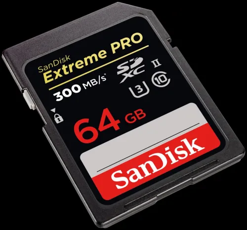 CARTE MEMOIRE SANDISQUE SD 64GB EXTREME PRO