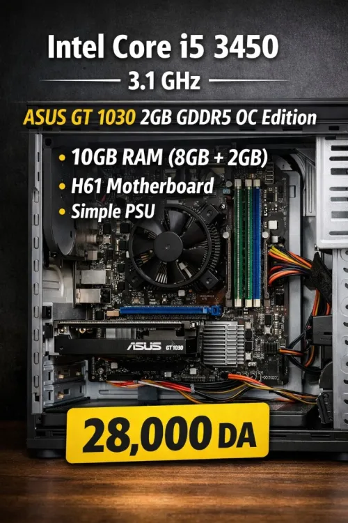 Pc gamer i5  3eme, GT 1030 Gddr5