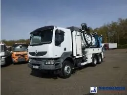 Camion vidange débouchage canalisations