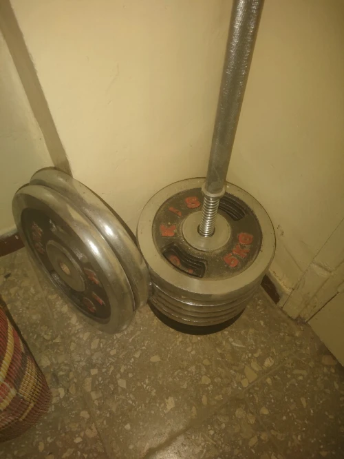 Disques de poids chromées